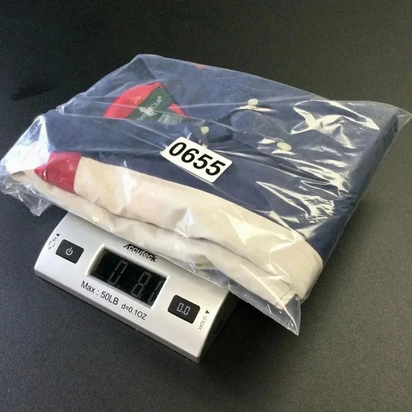 Vintage Hunt Club Mens Blue Red Colorblock Short Sleeve‎ Button-Down Shirt Large - Picture 8 of 9